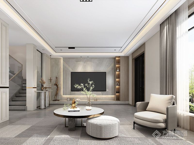 大理石的贵胄之气与艺术设计手法糅合，城市轻奢生活与现代雅致的巧妙结合，视觉盛宴与触觉张力里展现出纯粹、细腻的生活方式。