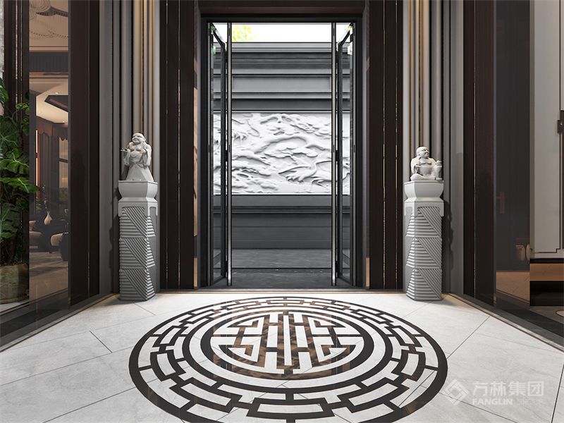 园景内透，里外呼应，风格统一。