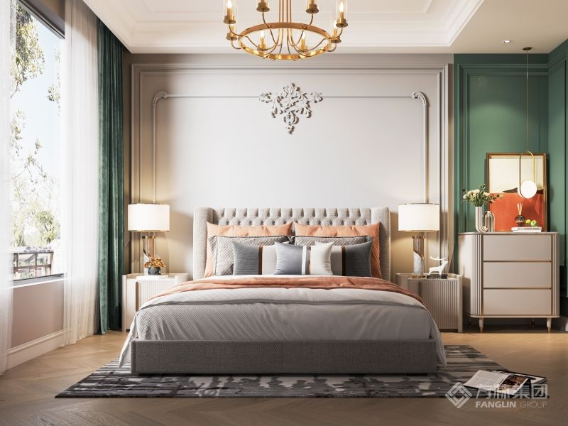 主卧空间有限，将原有衣帽间做敞开式处理，增加整体空间的通透性。