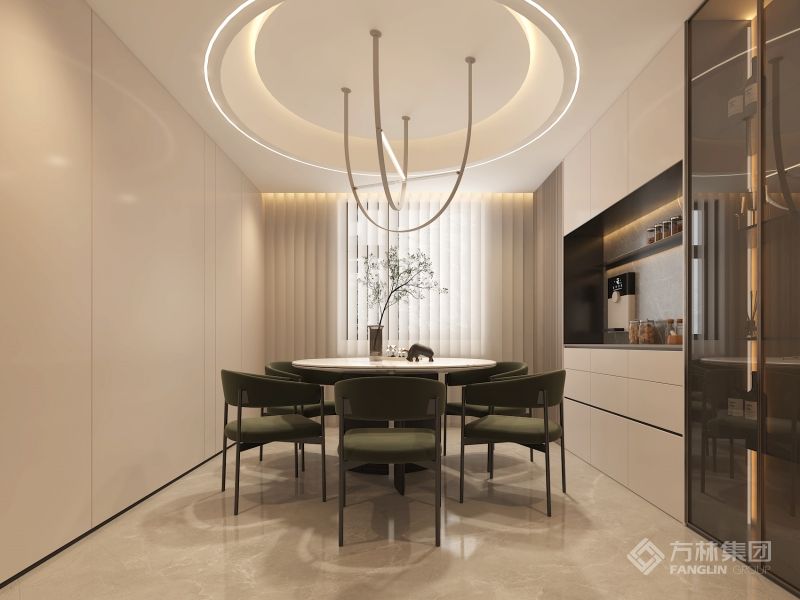 追求宽敞明亮的空间设计，强调结构的完整，无需过多的装修装饰，在搭配中体现整体协调