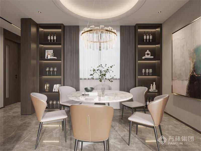 温馨的餐厅让空间有了良好的过渡