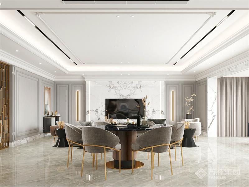 餐厅与客厅的互动让生活增添了乐趣