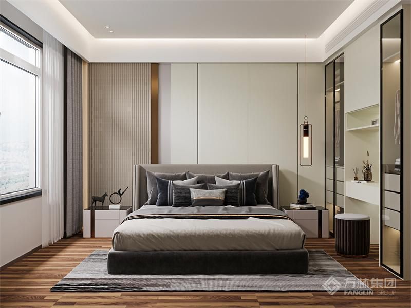 在轻奢的氛围中，拥抱着甜蜜的梦乡，享受宁静与美好。